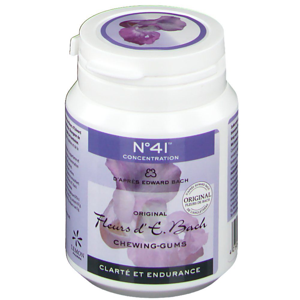 No. 41® Konzentration Original Bachblüten Kaugummis