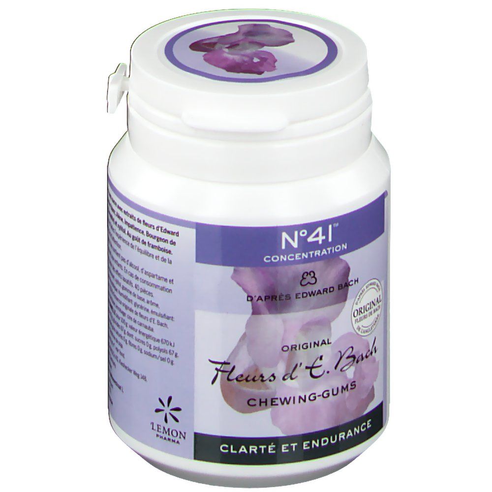 No. 41® Konzentration Original Bachblüten Kaugummis