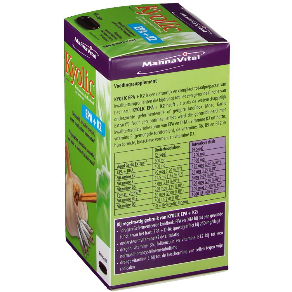 MannaVital® Kyolic EPA + K2