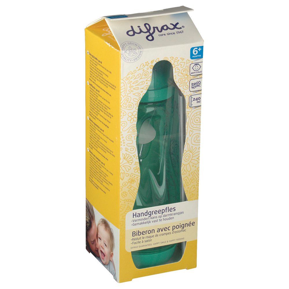 difrax® Greifflasche 240 ml +6m