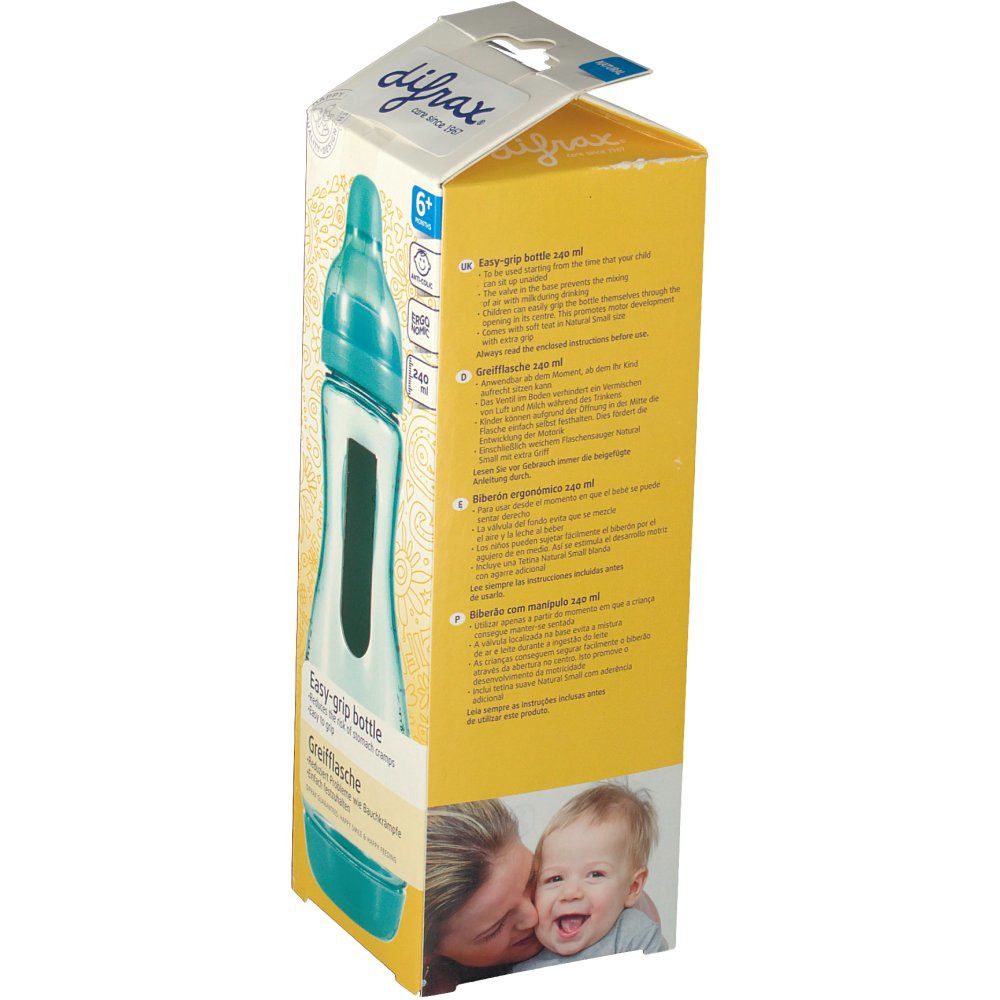 difrax® Greifflasche 240 ml +6m