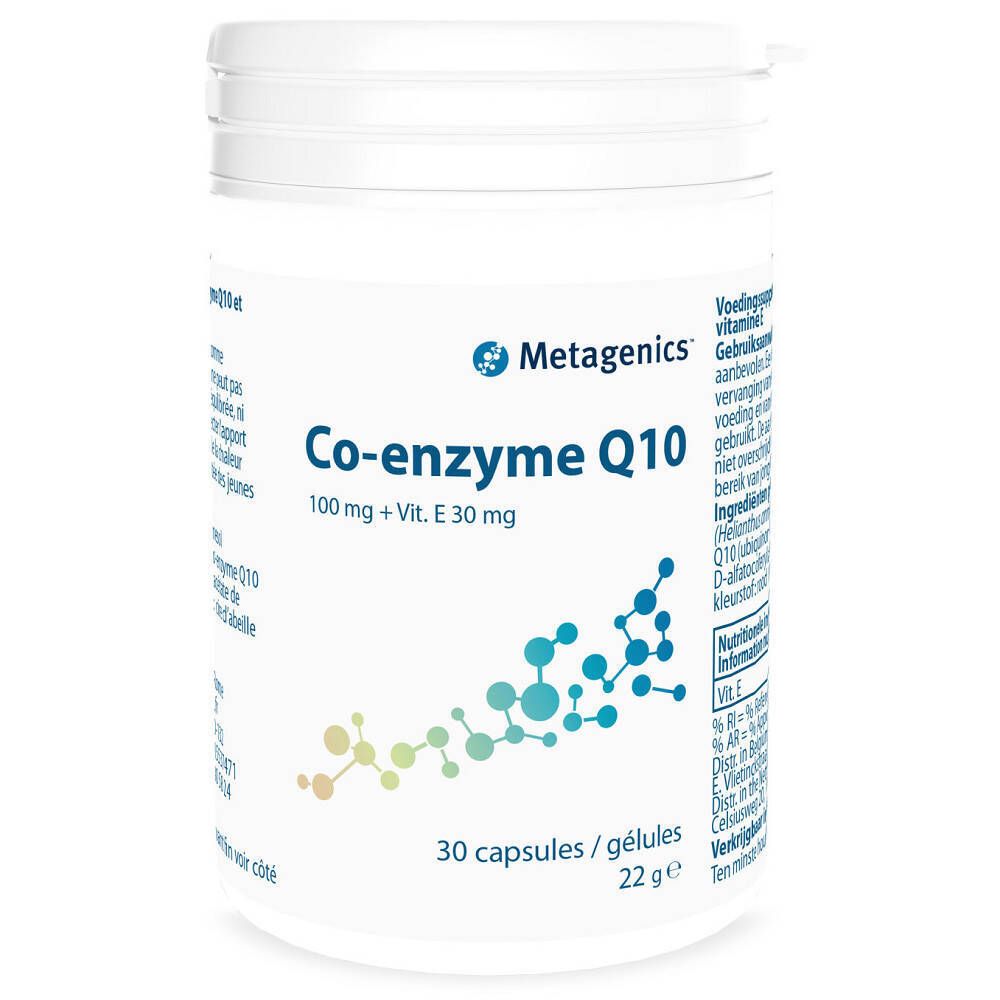 Metagenics® Co-enzyme Q10 100 mg + Vitamin E 30 mg