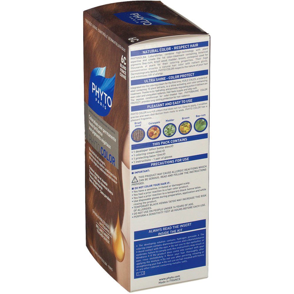 Phytocolor 6C Dunkel Kupfer Blond