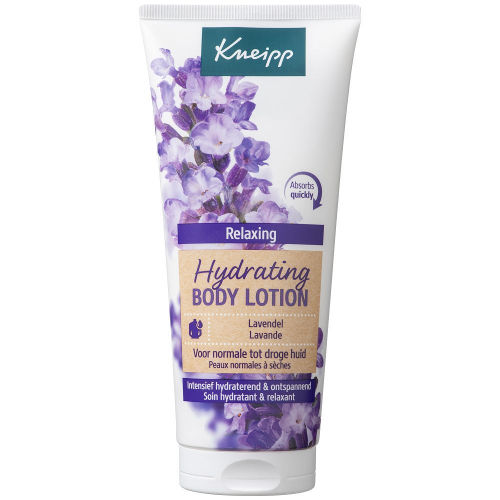 Kneipp Hydrating Body Lotion Relaxing mit Lavendel. Zieht schnell ein. Für normale bis trockene Haut.