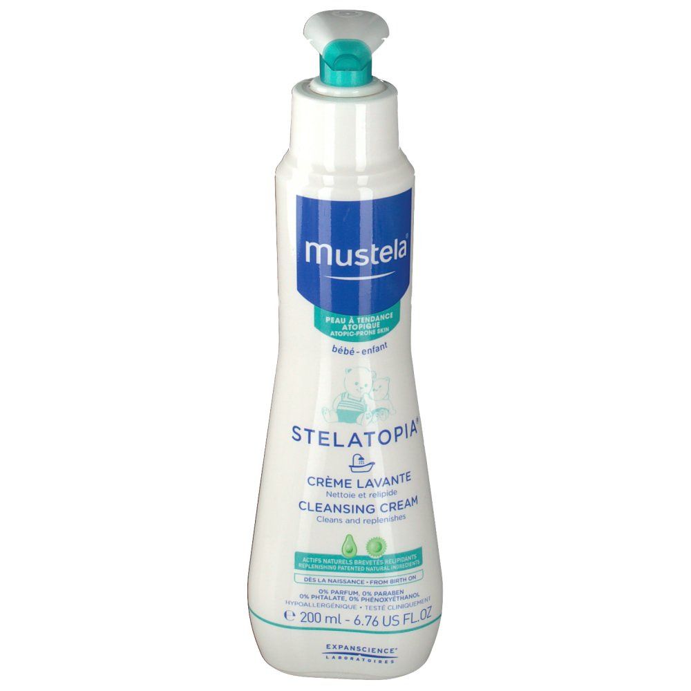 mustela® bébe STELATOPIA® Reinigungs-Waschcreme für empfindliche Haut