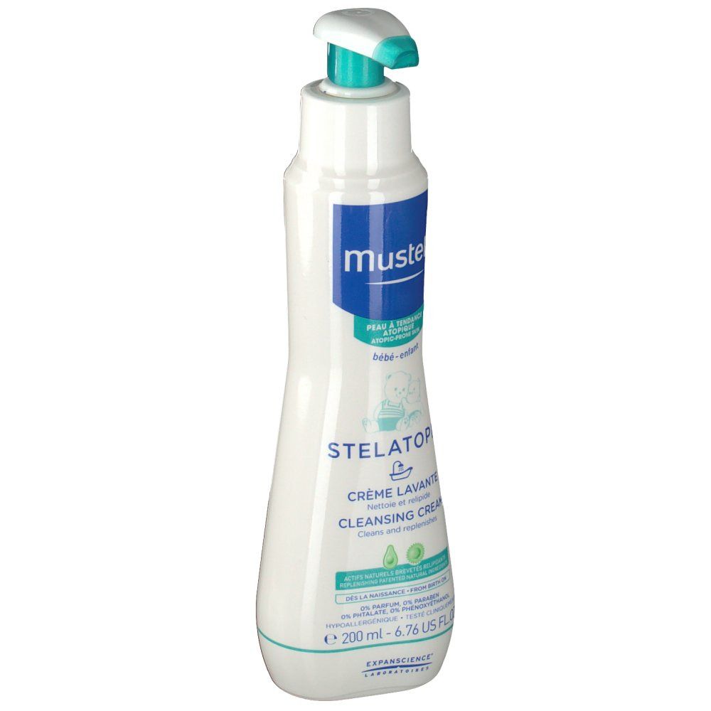 mustela® bébe STELATOPIA® Reinigungs-Waschcreme für empfindliche Haut