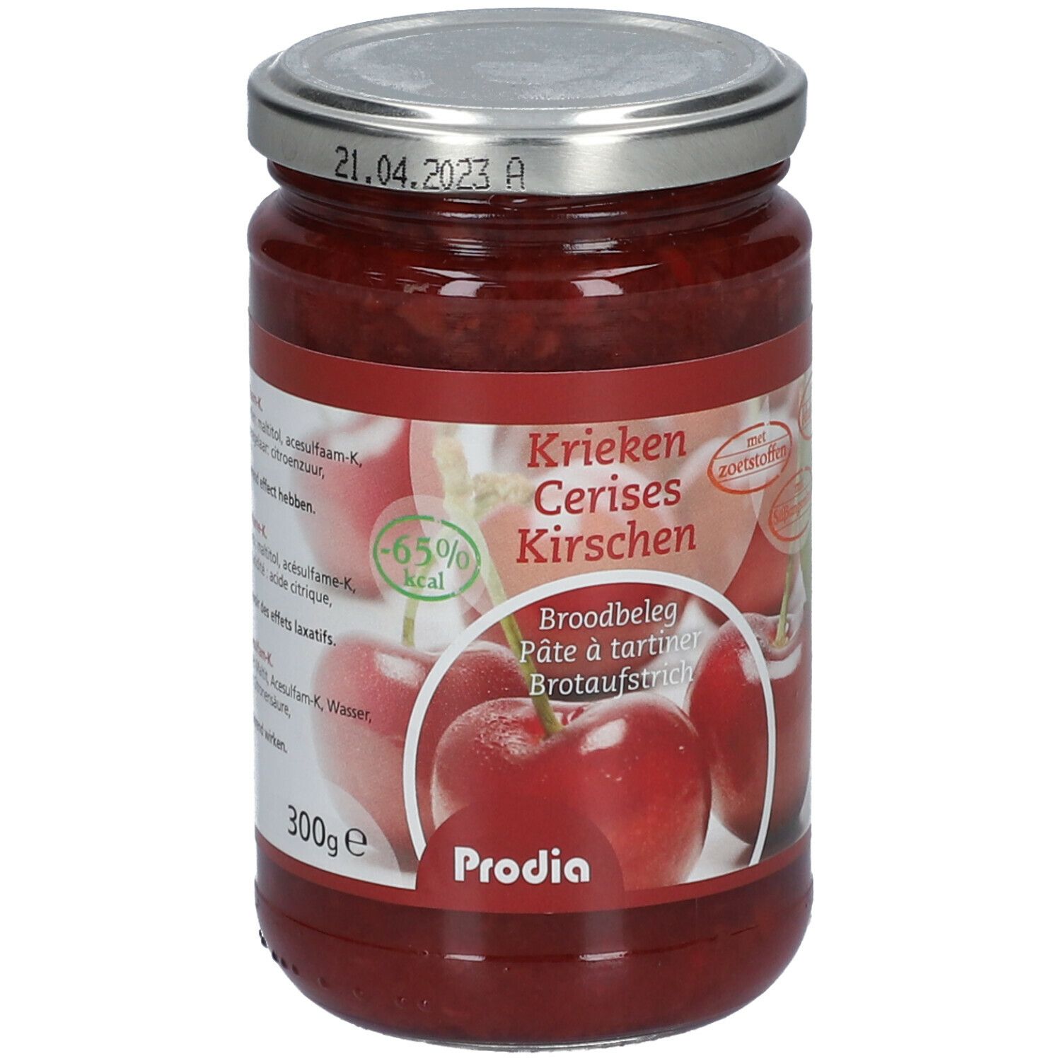 Prodia Pâte à tartiner Cerise + Maltitol