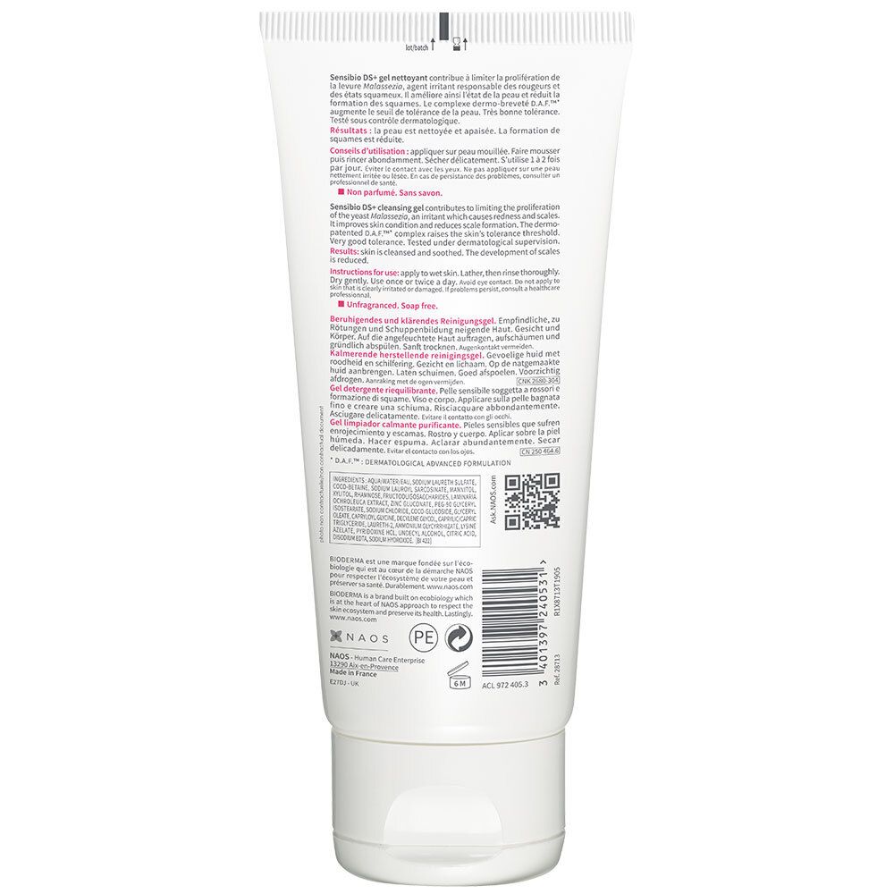 BIODERMA Sensibio DS+ Reinigungsgel
