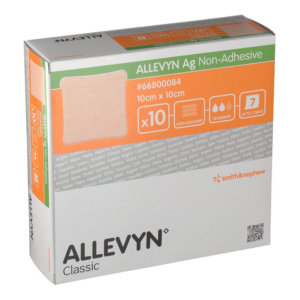 ALLEVYN AG Nicht klebend 10 x 10 cm