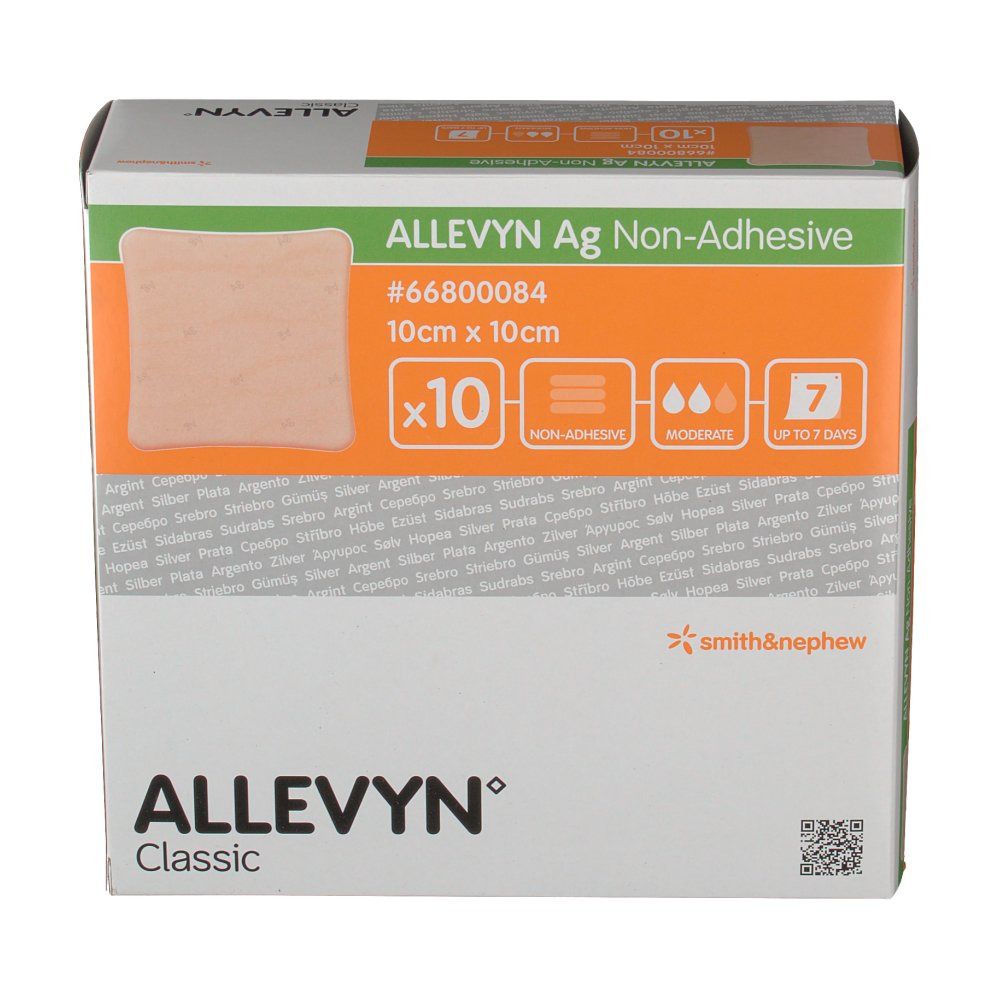 ALLEVYN AG Nicht klebend 10 x 10 cm