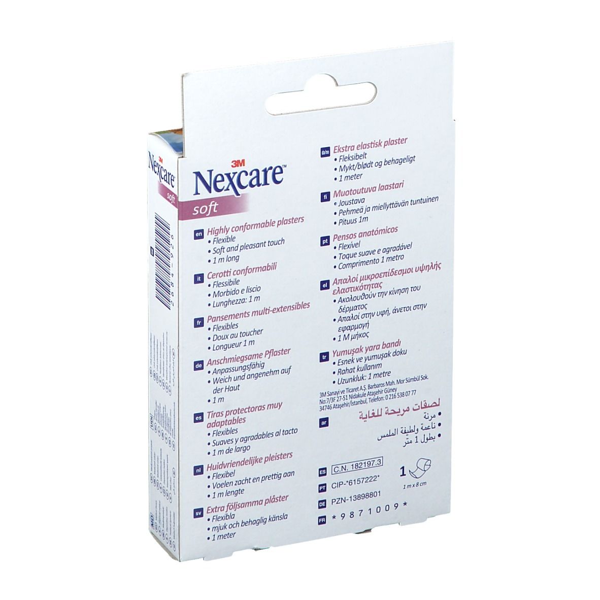 3M Nexcare™ Soft Pflaster Rolle 8 cm x 1 m
