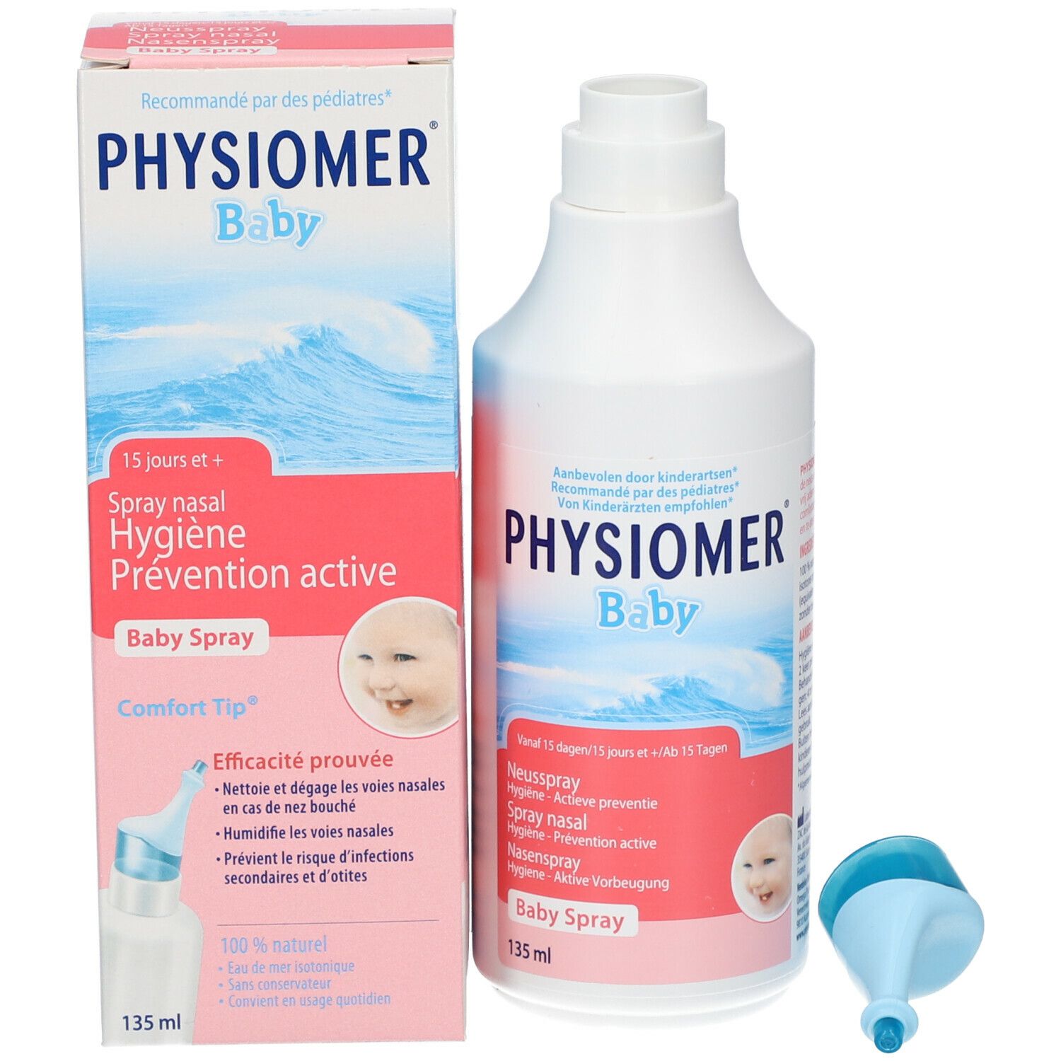 Physiomer® Baby Spray nasal Hygiène prévention active