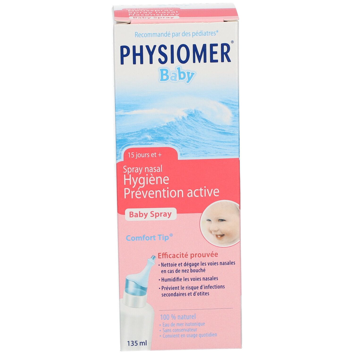 Physiomer® Baby Spray nasal Hygiène prévention active