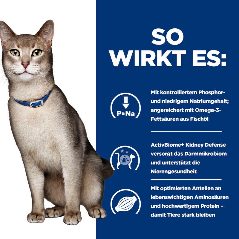 Hill's Prescription Diet k/d Trockenfutter für Katzen mit Huhn