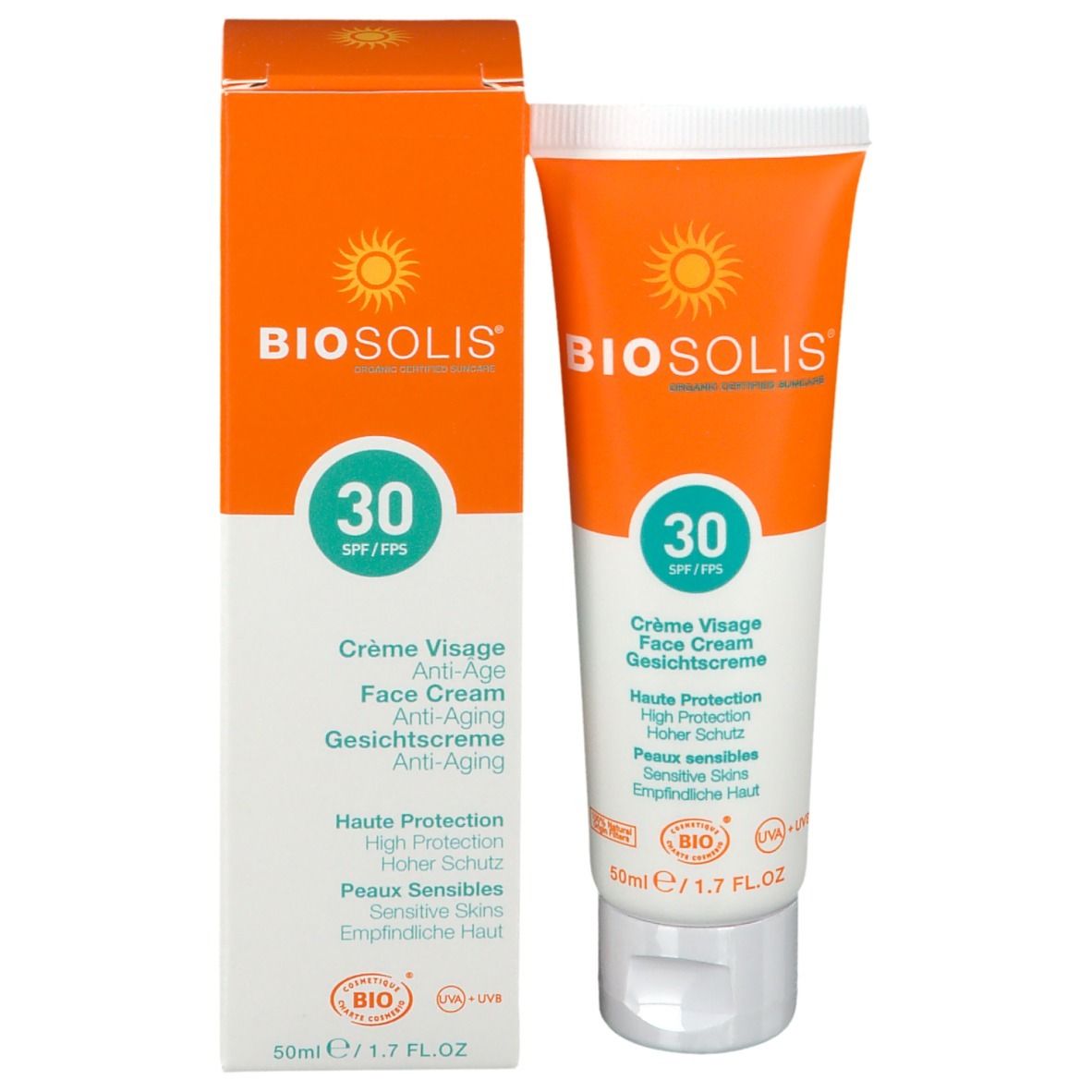 Biosolis Crème Visage Anti âge SPF30