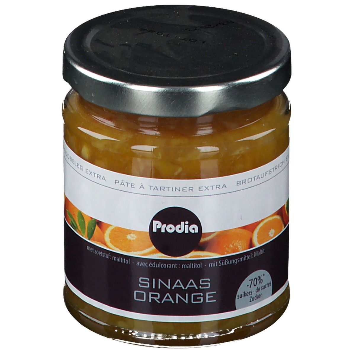 Prodia Confiture Extra orange sans sucres ajoutés