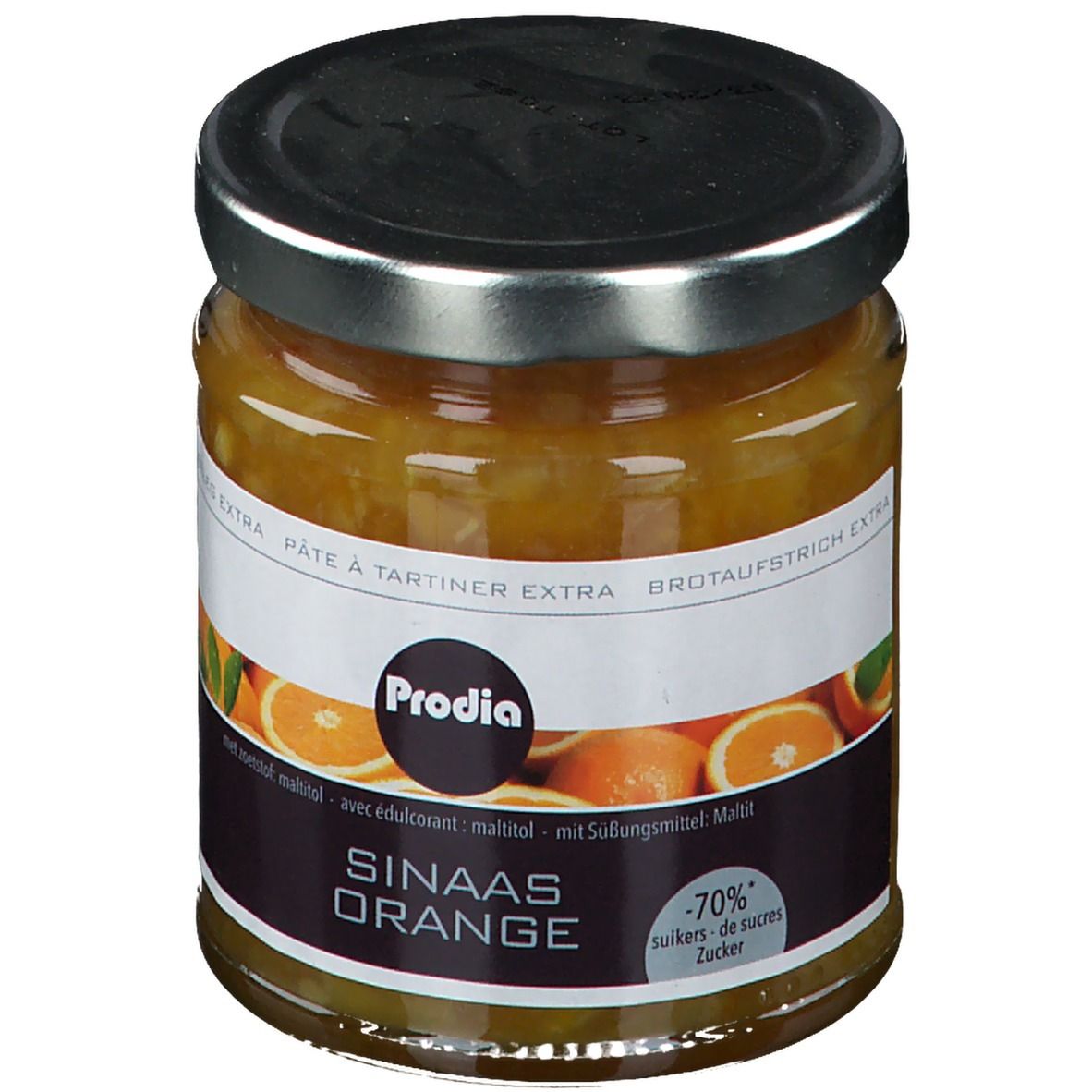 Prodia Confiture Extra orange sans sucres ajoutés