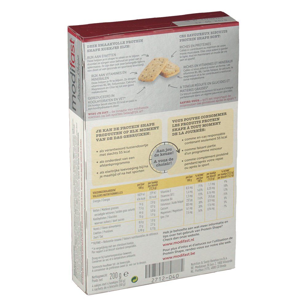 modifast® Protein Shape Biscuits Getreide & Schokoladenchips