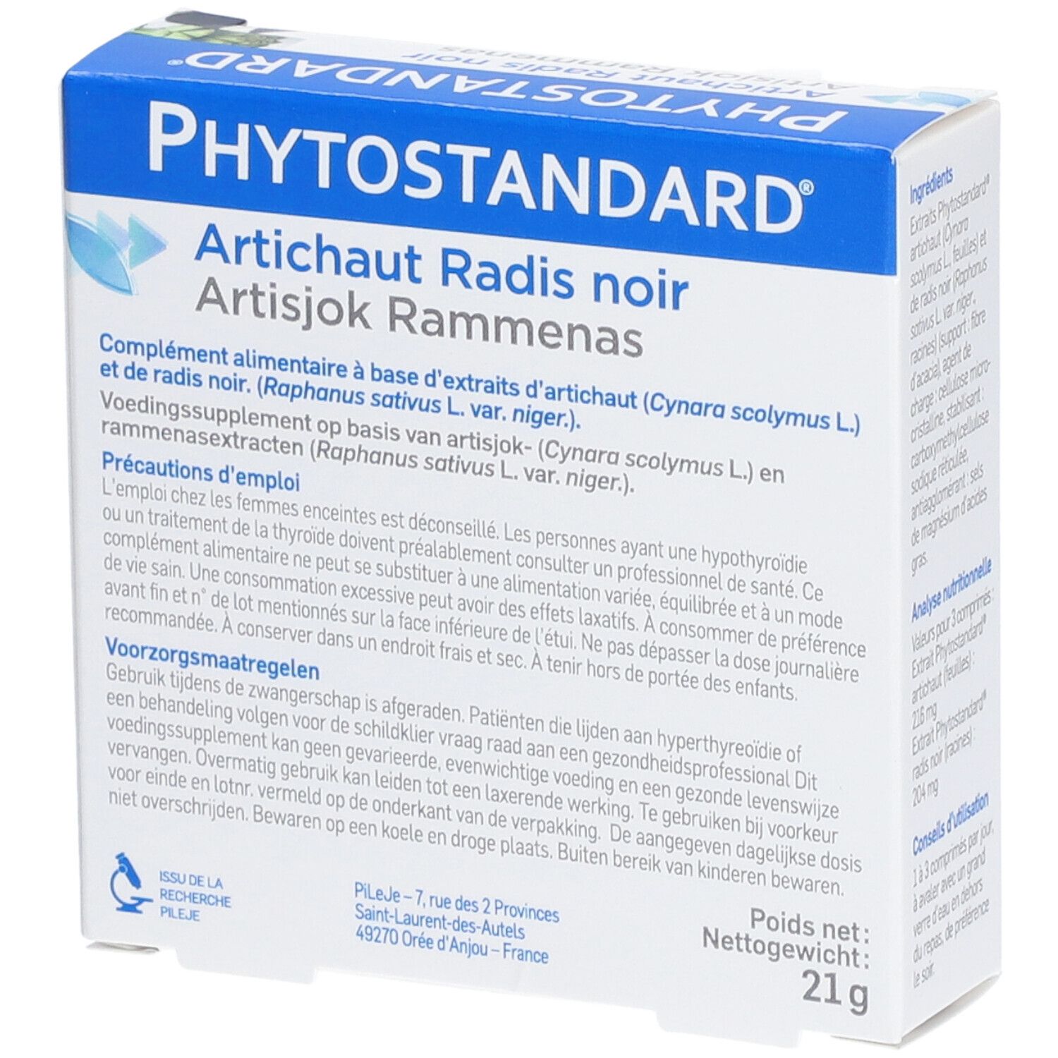 Phytostandard Artischocke Schwarzer Rettich