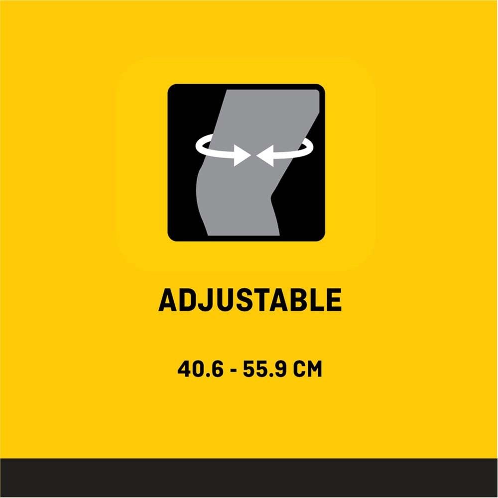 3M Futuro Sport Kniebandage. Rückseite der Verpackung mit Produktmerkmalen.