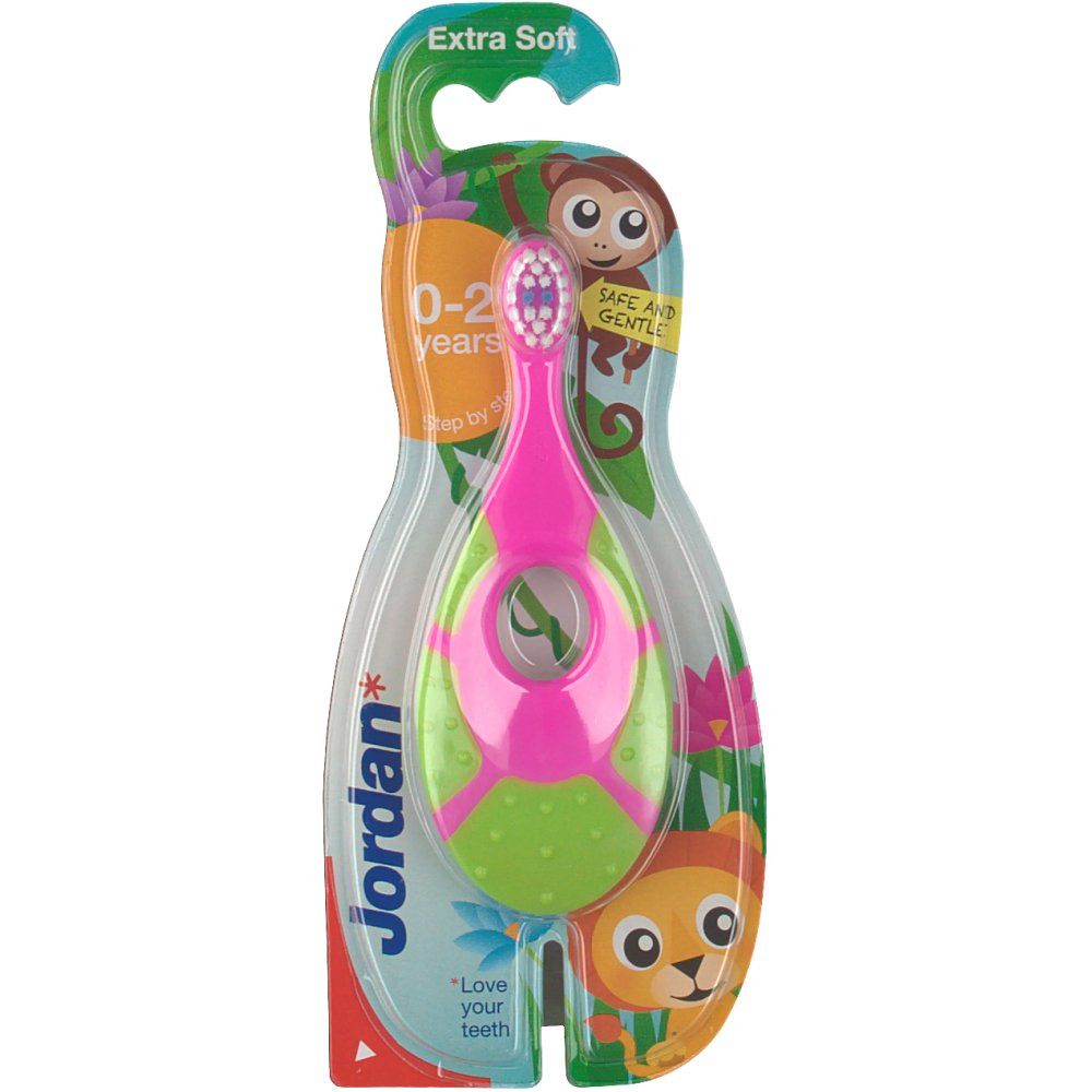 Jordan Extra Soft Zahnbürste für Kinder 0-2 Jahre