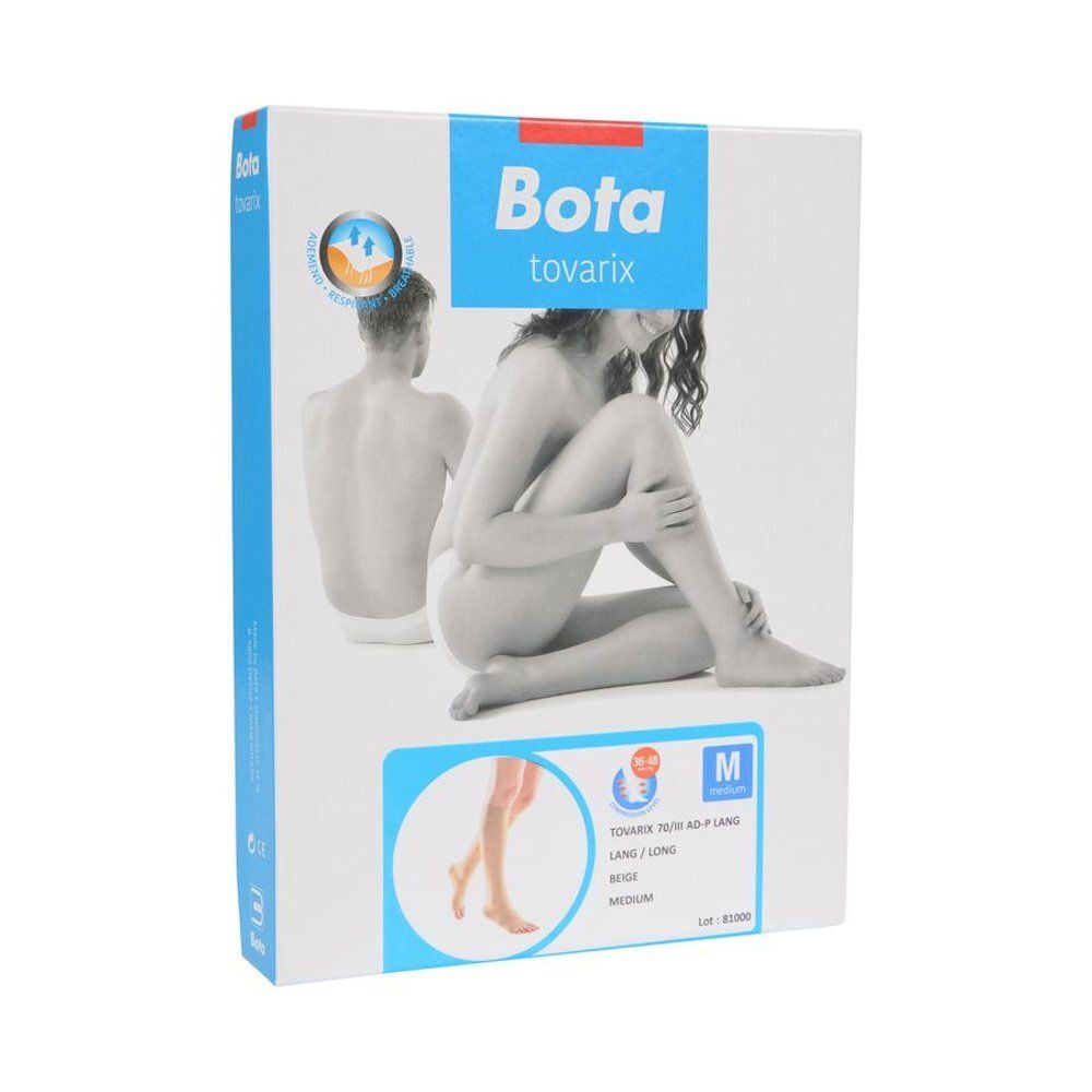 Bas de compression BOTA Tovarix, beige, taille M, Long.