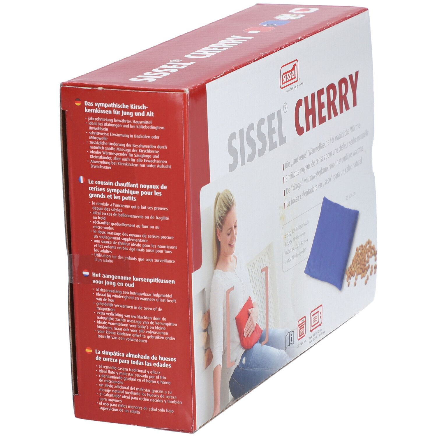 Coussin Noyaux de Cerises SISSEL CHERRY - Coussin Chauffant