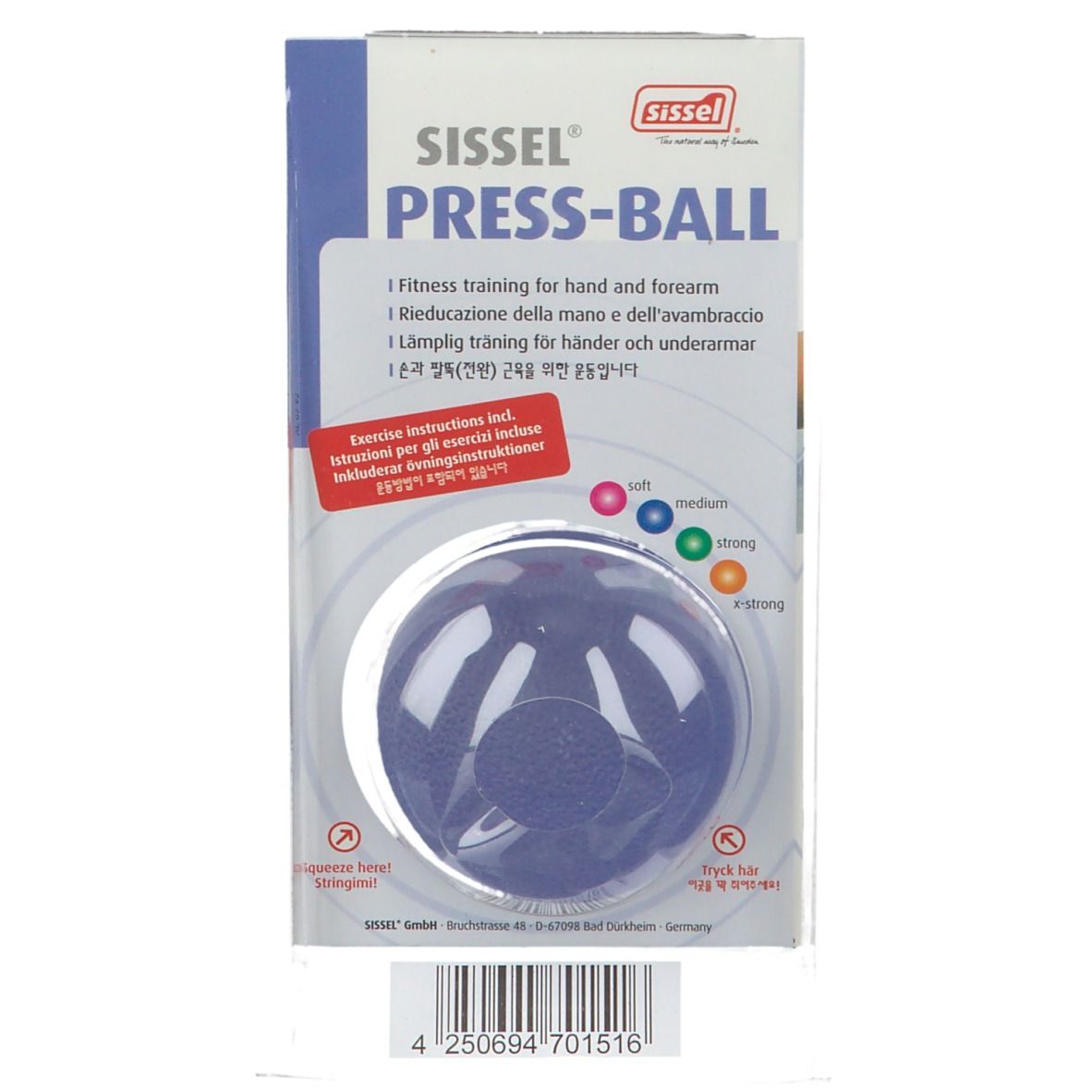 SISSEL® Press-Ball Moyen Bleu