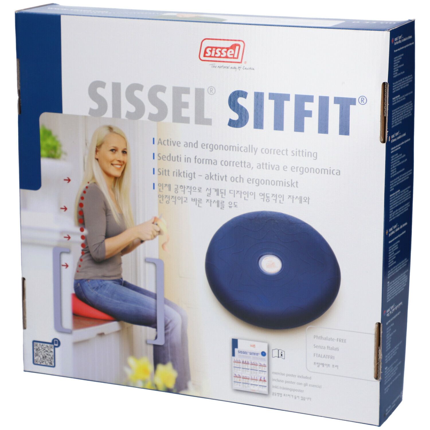 Sissel® Sitfit® Sitzkissen blau 33 cm