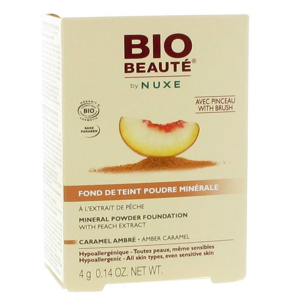 Bio Beauté By Nuxe Mineralisches Puder-Make-Up Caramel Mittel 4g+Pinsel