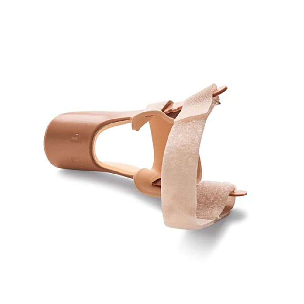 Correcteur de nuit Hallux Valgus. Beige et gris. Marque : Bota Podologie. Avec rembourrage en mousse.
