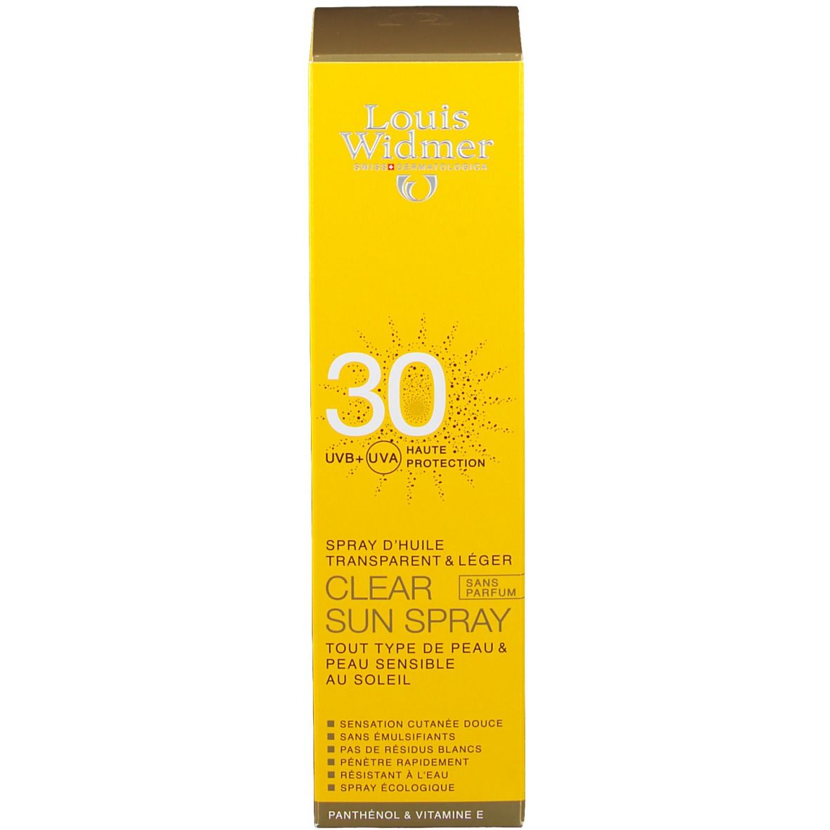 Louis Widmer Clear Sun Spray IP30 ohne Parfüm