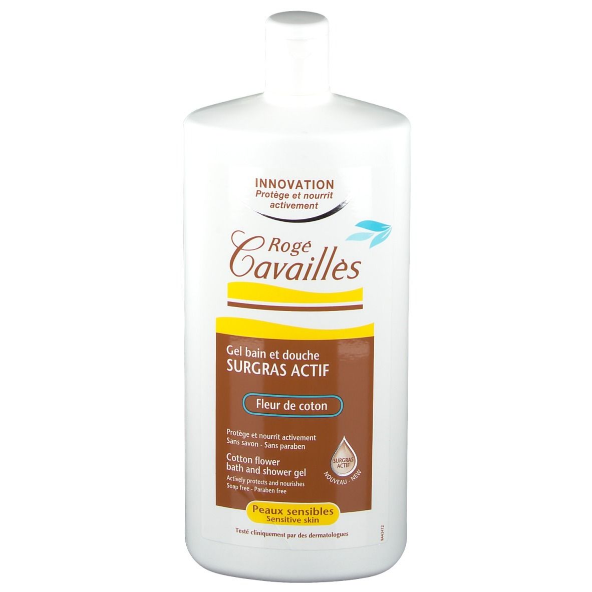 Roge Cavailles Gel Surgras Bain-Douche Coton