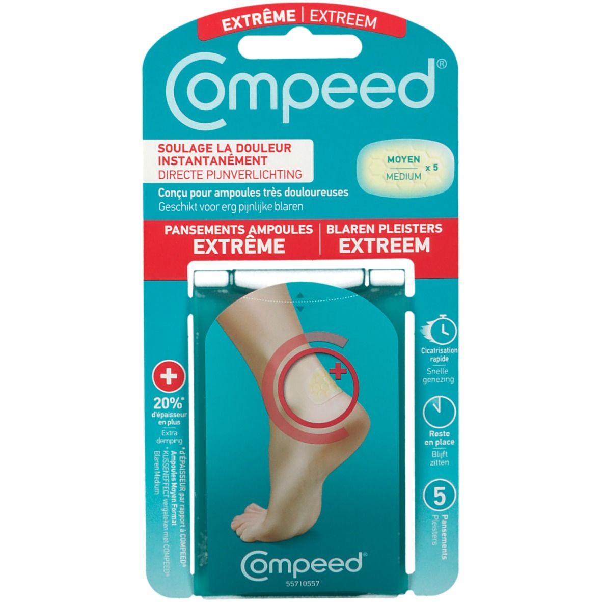 Compeed® - Pansements Ampoules Extrême x5