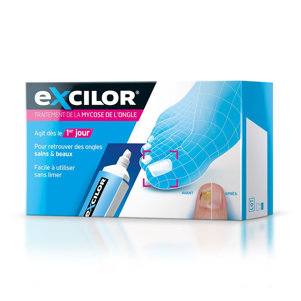 excilor® Stylo Précision - Traitement de la mycose de l'ongle