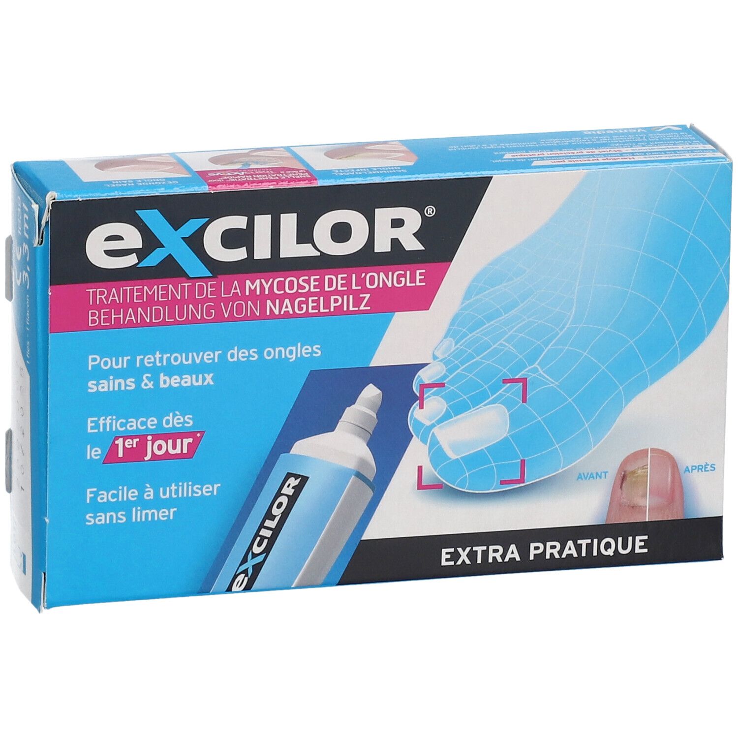 excilor® Stylo Précision - Traitement de la mycose de l'ongle