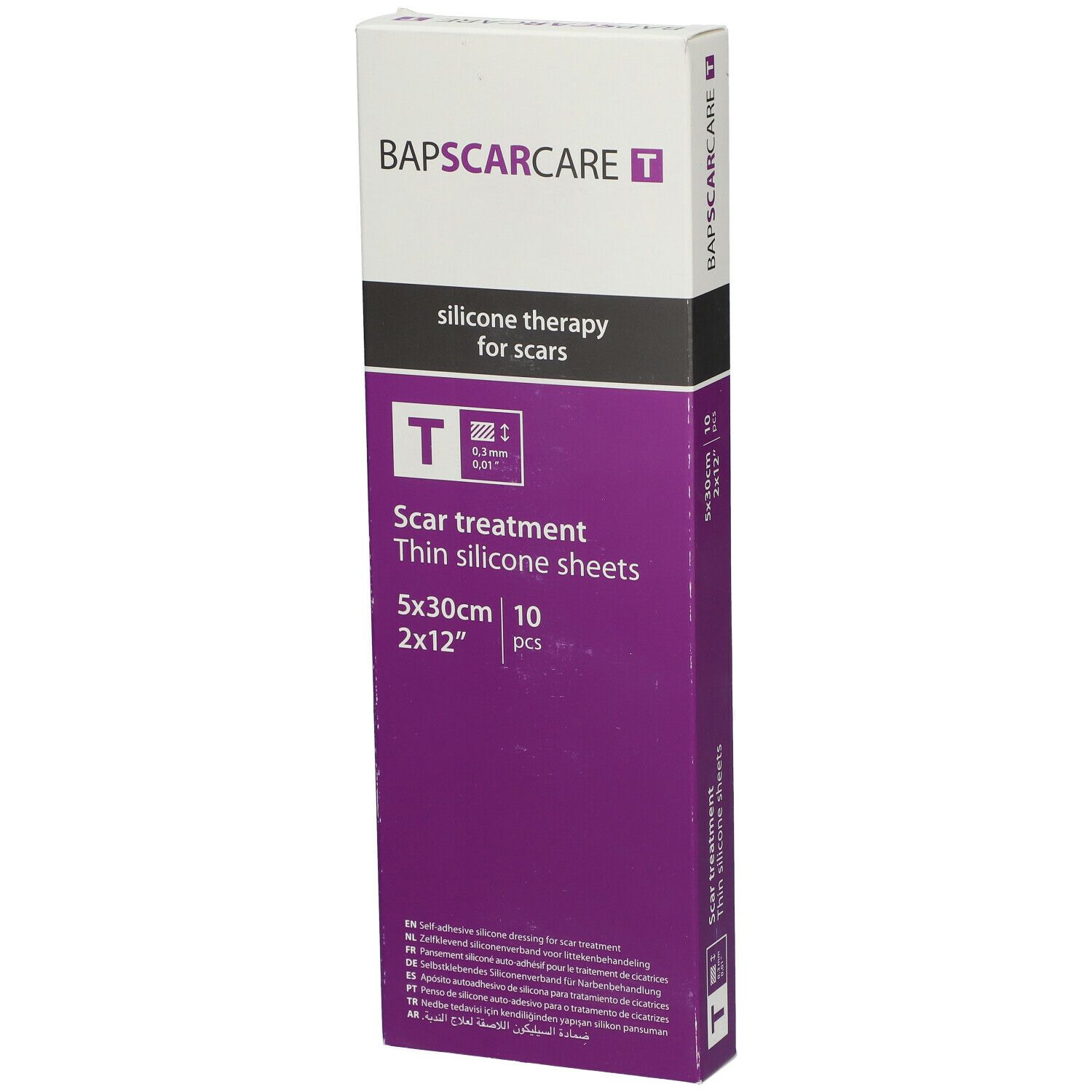 BAP SCAR CARE T Pansement Silicone Cicatrice Transparent 5 x 30 cm 10 pc(s)  - Redcare Apotheke