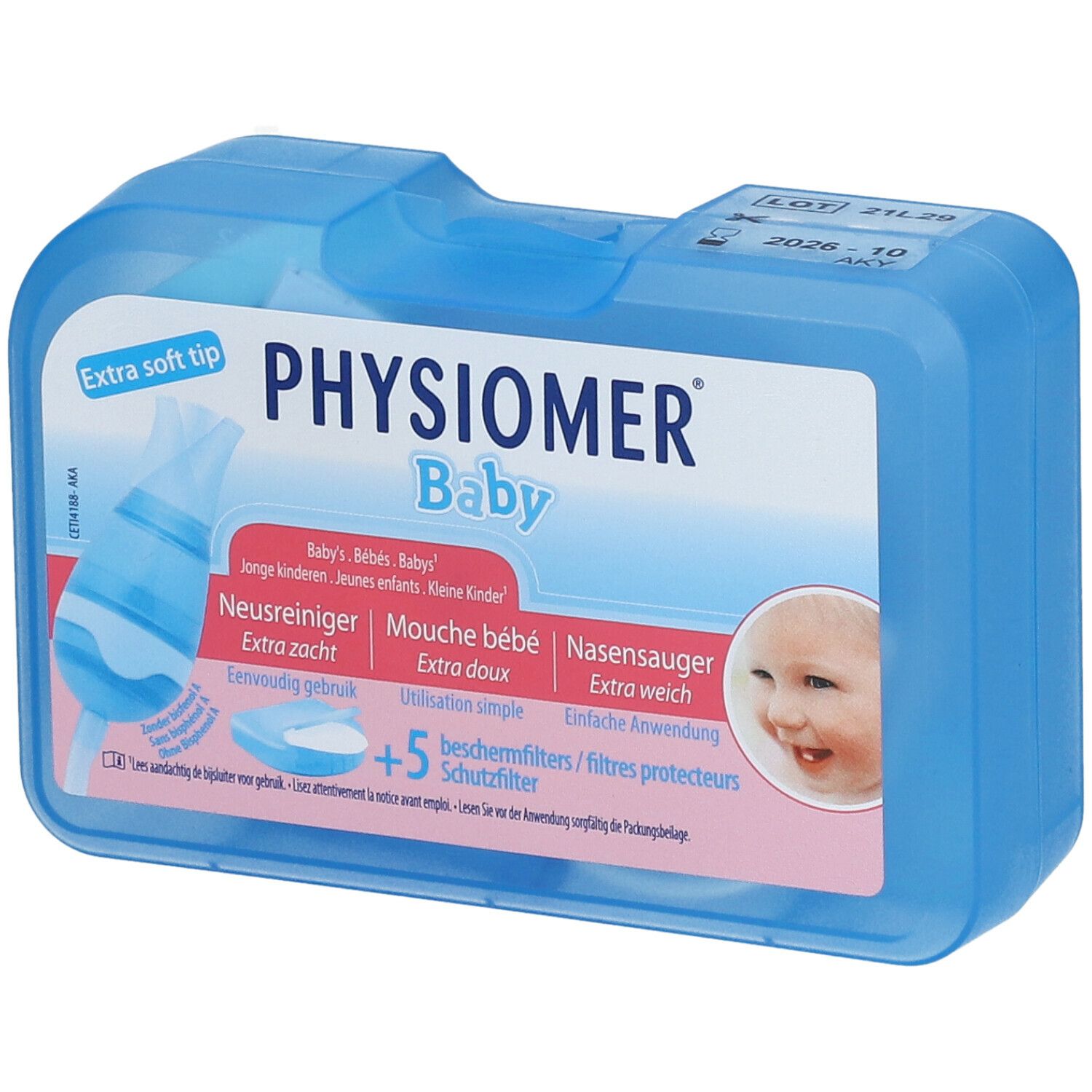 Physiomer® Mouche Bébé + 5 Filtres protecteurs 1 pc(s) - Redcare Apotheke
