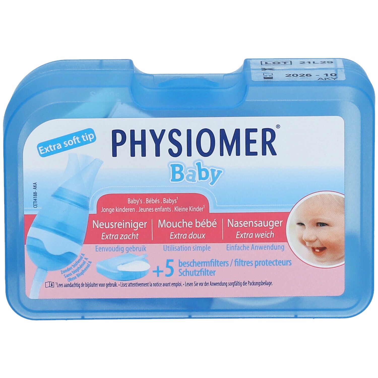 Physiomer® Mouche Bébé + 5 Filtres protecteurs