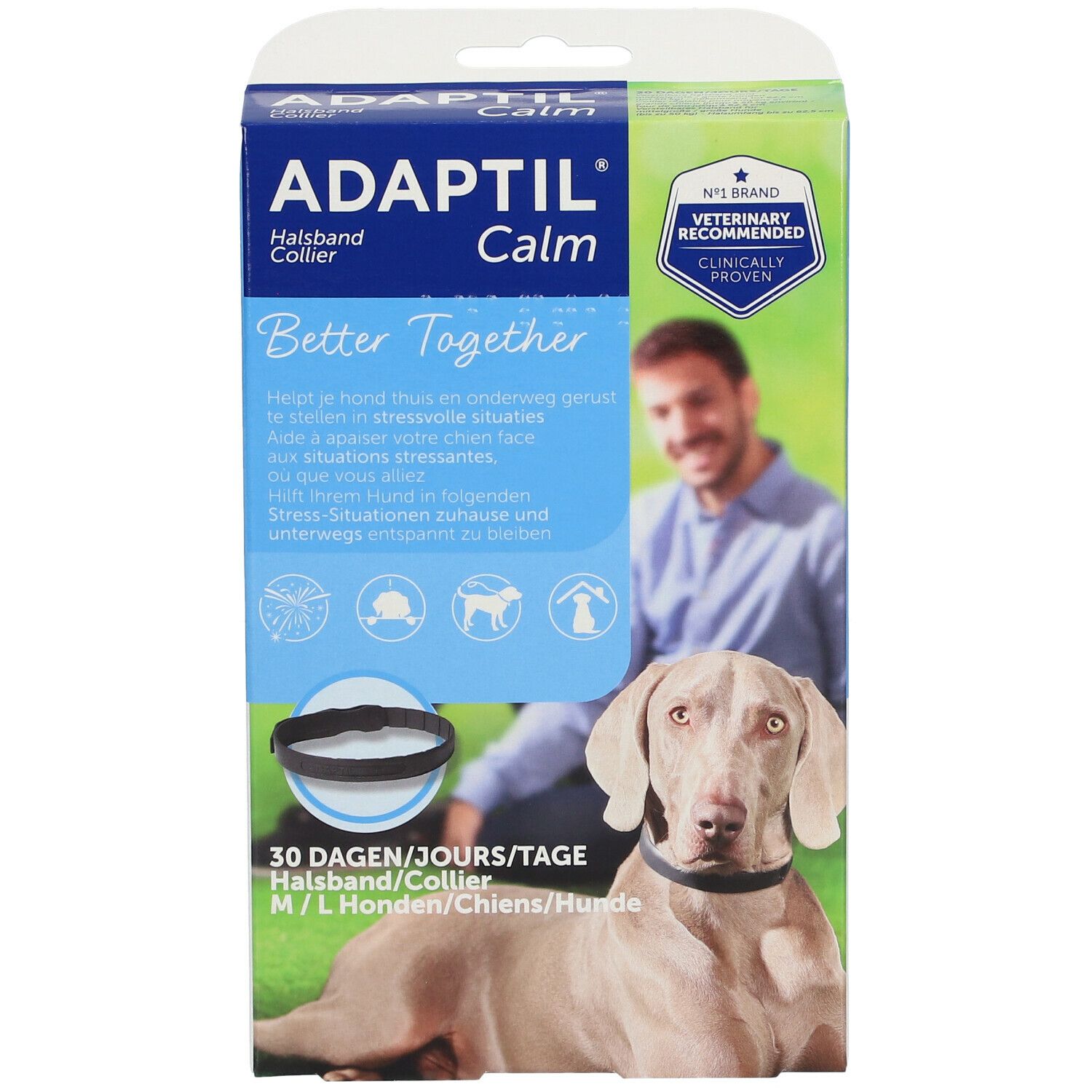 ADAPTIL® Calm Halsband für Hunde M-L