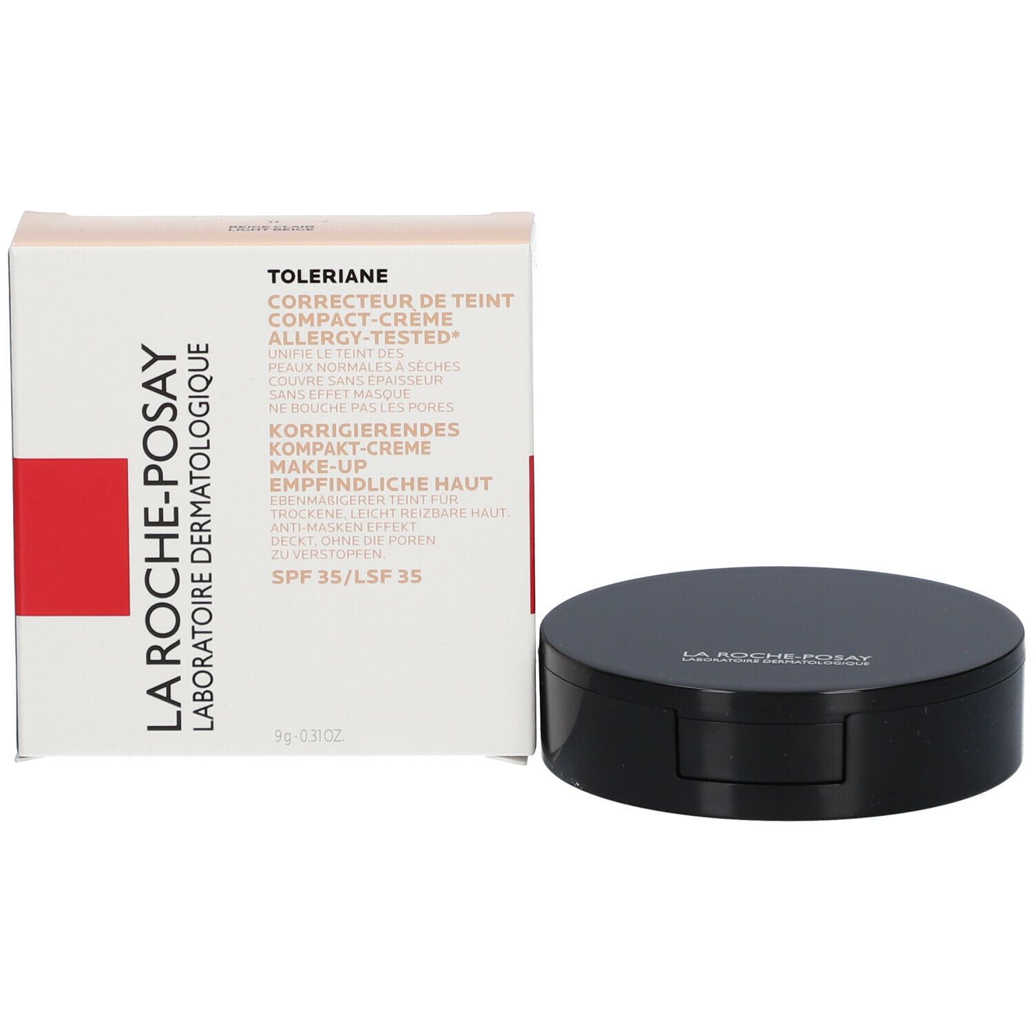 La Roche-Posay Toleriane Mineral Kompakt-Puder Make-Up mit LSF 25  Beige Clair Nr. 11