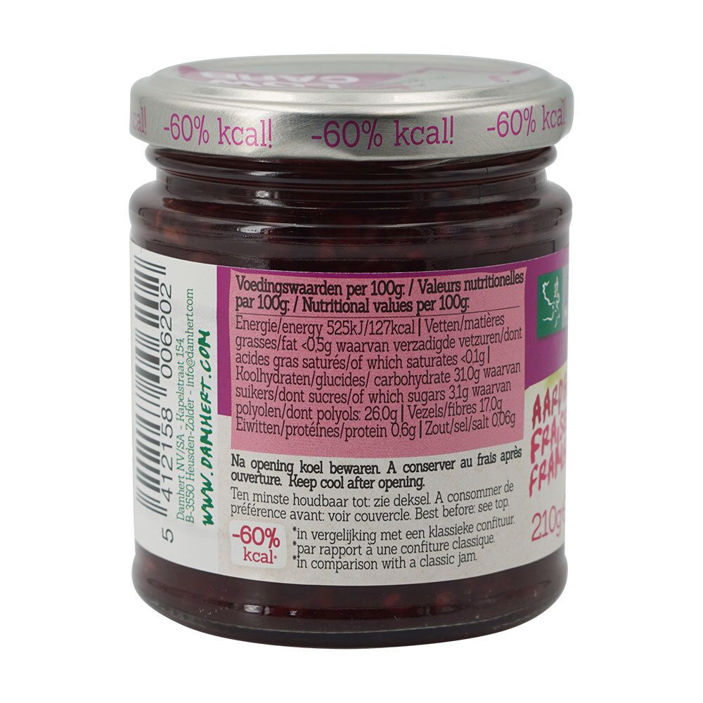 Damhert Tagatesse® Confiture Diététique Fraise/Framboise