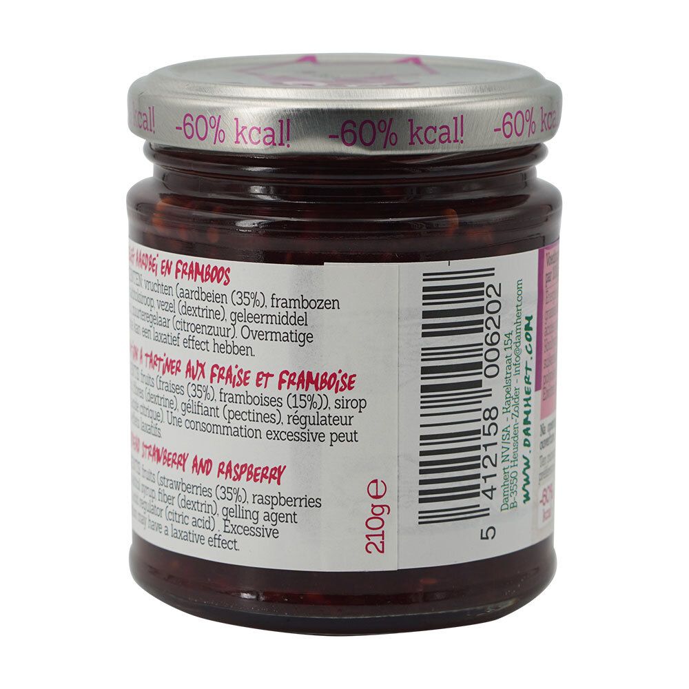 Damhert Tagatesse® Confiture Diététique Fraise/Framboise