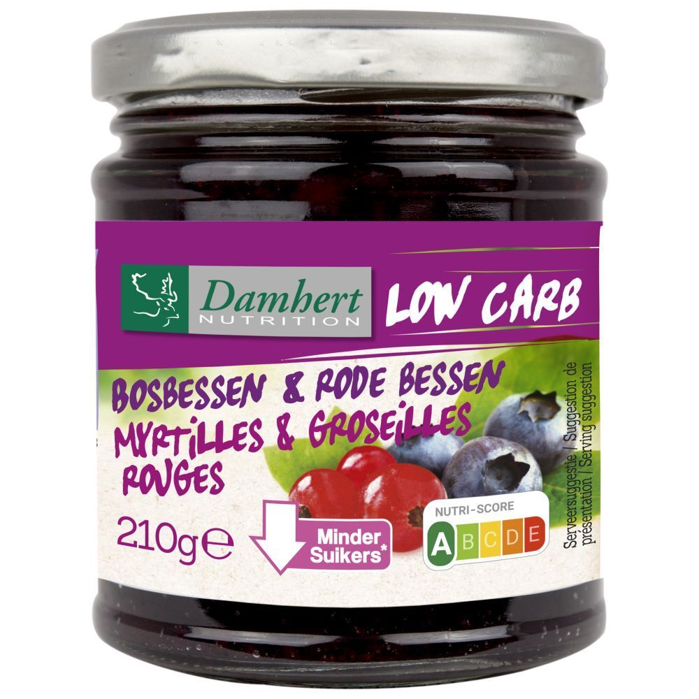 Damhert Tagatesse Confiture myrtilles/groseille rouges