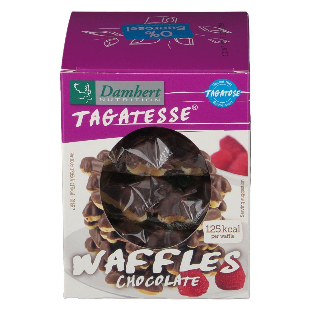 Damhert TAGATESSE® Waffeln mit Schokolade