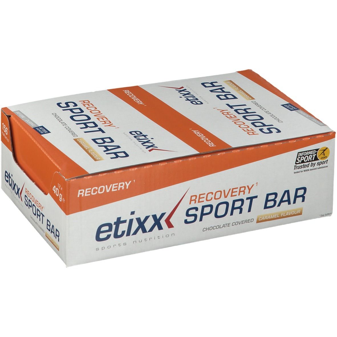etixx Recovery Sport Bar Karamell Geschmack