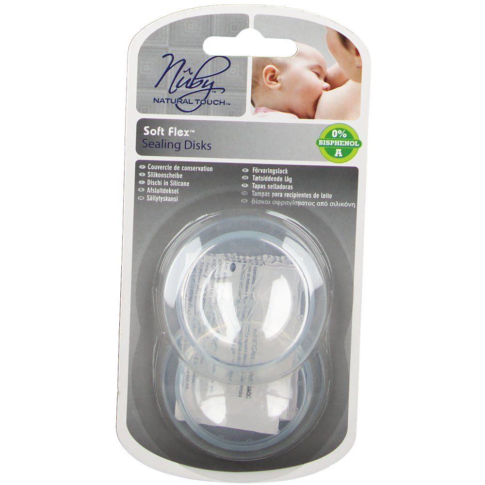 Nuby Natural Touch Soft Flex Sealing Disk Silicoon