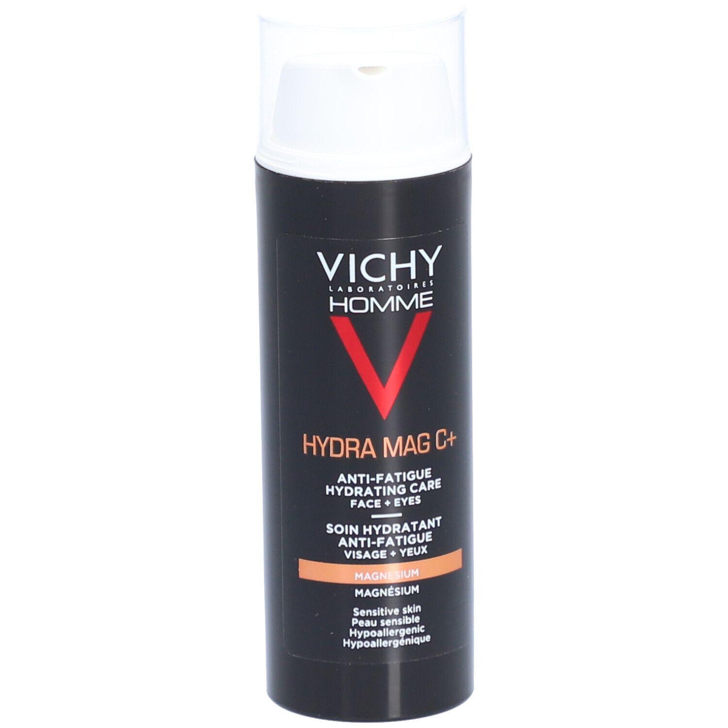 Vichy Homme HydraMag C + Soin hydratant anti-fatigue Visage + Yeux