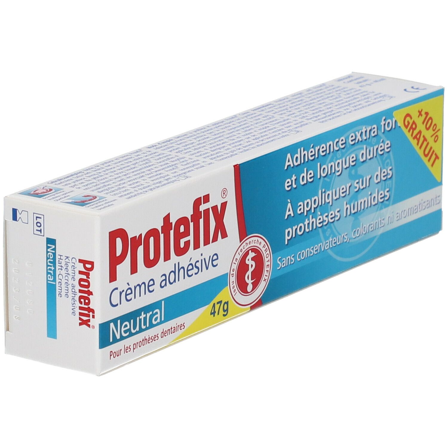 Protefix® Crème adhésive Neutral + 10 % offert