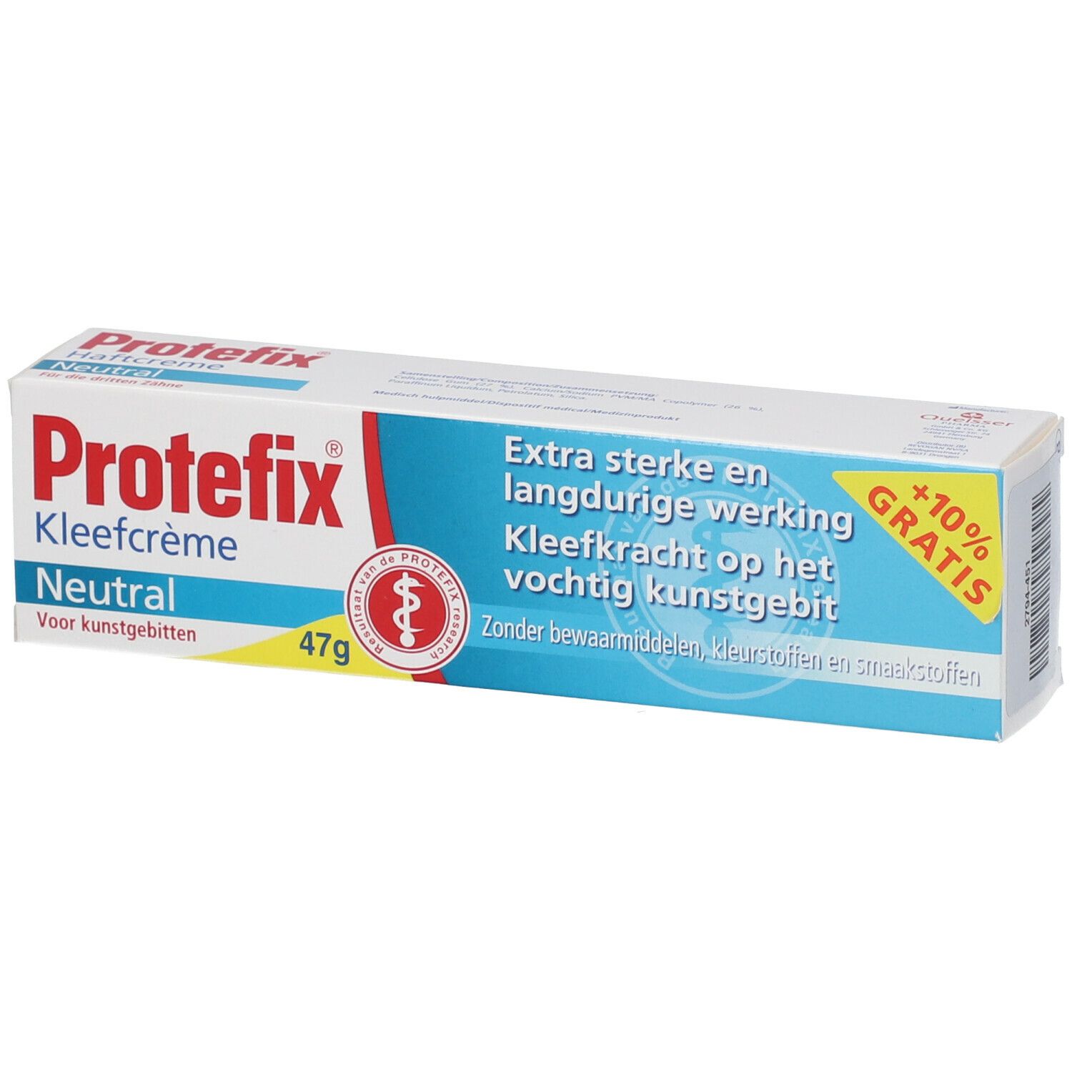 Protefix® Crème adhésive Neutral + 10 % offert